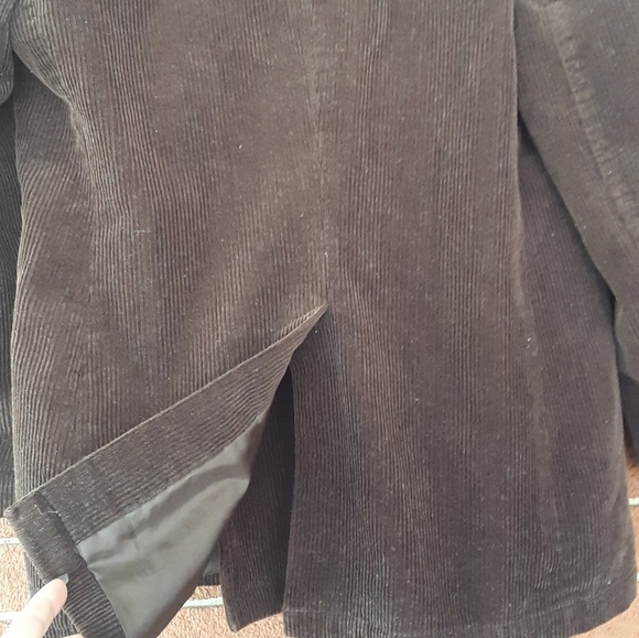 GAP Size XS Corduroy Button-Up Brown Womens Coat - Picture 6 of 6